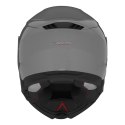 NOX KASK SZCZĘKOWY (FLIP-UP) Z BLENDĄ N967 SOLID KOLOR SZARY POŁYSK ROZMIAR S (PINLOCK DO TEGO MODELU - FILMPINLOCK30DKS166) NOX