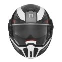NOX PROMOCJA PREMIUM KASK SZCZĘKOWY FLIP-BACK (SZCZĘKA DO TYŁU) Z BLENDĄ SPINNER ARK KOLOR CZARNY/BIAŁY/CZERWONY ROZMIAR S NOX