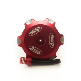 ACCEL KOREK WLEWU PALIWA HONDA CRF 250R '18-20, CRF 450R '17-20 KOLOR CZERWONY - PROMOCJA ACCEL