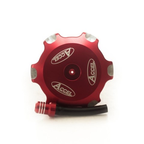 ACCEL KOREK WLEWU PALIWA HONDA CRF 250R '18-20, CRF 450R '17-20 KOLOR CZERWONY - PROMOCJA ACCEL