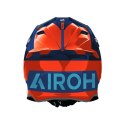 AIROH KASK CROSS / ENDURO / ATV / QUAD TWIST 3 FANCY BLUE ORANGE KOLOR CZARNY/POMARAŃCZOWY/NIEBIESKI ROZMIAR M AIROH