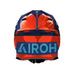 AIROH KASK CROSS / ENDURO / ATV / QUAD TWIST 3 FANCY BLUE ORANGE KOLOR CZARNY/POMARAŃCZOWY/NIEBIESKI ROZMIAR S AIROH