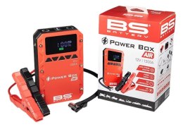 BS 2026/01 URZĄDENIE ROZRUCHOWE POWER BOX AIR PB02 (JUMP STARTER, POWERBANK, BOOSTER) 12000mAh (37Wh) Z LATARKĄ I POMPKĄ 10,3 BA BS BATTERY