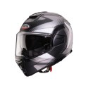 CABERG KASK SZCZĘKOWY FLIP-BACK (SZCZĘKA DO TYŁU) MODEL TRIP LUNAR SOLID KOLOR CZARNY MAT/BIAŁY/SZARY ROZMIAR XXL (PINLOCK W ZES CABERG
