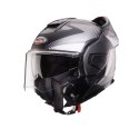 CABERG KASK SZCZĘKOWY FLIP-BACK (SZCZĘKA DO TYŁU) MODEL TRIP LUNAR SOLID KOLOR CZARNY MAT/BIAŁY/SZARY ROZMIAR XXL (PINLOCK W ZES CABERG
