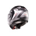 CABERG KASK SZCZĘKOWY FLIP-BACK (SZCZĘKA DO TYŁU) MODEL TRIP LUNAR SOLID KOLOR CZARNY MAT/BIAŁY/SZARY ROZMIAR XXL (PINLOCK W ZES CABERG