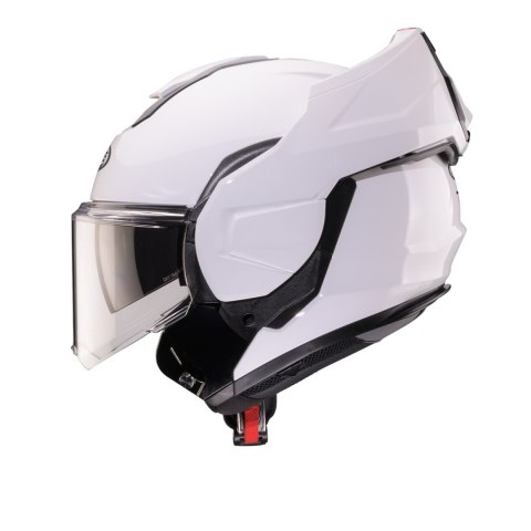 CABERG KASK SZCZĘKOWY FLIP-BACK (SZCZĘKA DO TYŁU) MODEL TRIP SOLID KOLOR BIAŁY POŁYSK ROZMIAR L (PINLOCK W ZESTAWIE) CABERG