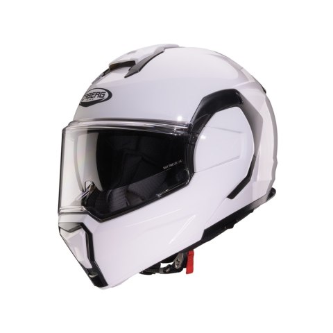 CABERG KASK SZCZĘKOWY FLIP-BACK (SZCZĘKA DO TYŁU) MODEL TRIP SOLID KOLOR BIAŁY POŁYSK ROZMIAR XS (PINLOCK W ZESTAWIE) CABERG