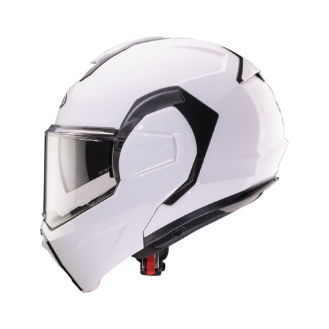 CABERG KASK SZCZĘKOWY FLIP-BACK (SZCZĘKA DO TYŁU) MODEL TRIP SOLID KOLOR BIAŁY POŁYSK ROZMIAR XS (PINLOCK W ZESTAWIE) CABERG