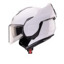 CABERG KASK SZCZĘKOWY FLIP-BACK (SZCZĘKA DO TYŁU) MODEL TRIP SOLID KOLOR BIAŁY POŁYSK ROZMIAR XS (PINLOCK W ZESTAWIE) CABERG