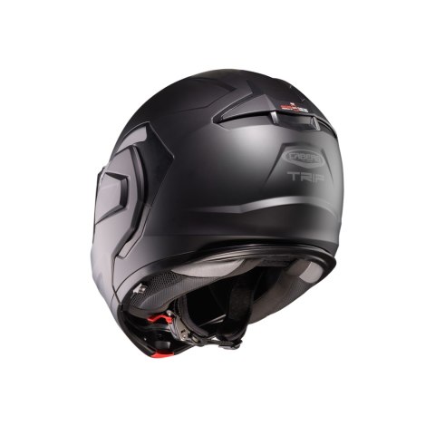 CABERG KASK SZCZĘKOWY FLIP-BACK (SZCZĘKA DO TYŁU) MODEL TRIP SOLID KOLOR CZARNY MAT ROZMIAR M (PINLOCK W ZESTAWIE) CABERG