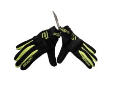 FIVE GLOVES RĘKAWICE TEKSTYLNE GLOBE EVO KOLOR CZARNY/ŻÓŁTY FLUO ROZMIAR 9 (M) FIVE