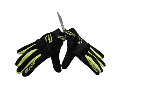 FIVE GLOVES RĘKAWICE TEKSTYLNE GLOBE EVO KOLOR CZARNY/ŻÓŁTY FLUO ROZMIAR 9 (M) FIVE