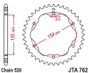 JT ZĘBATKA TYLNA ALUMINIOWA 4574 43 DUCATI 939 SUPER SPORT '17-'20, 950 SUPER SPORT '21-'23, 955 PANIGALE V2 / BAYLISS '20-'24 ( JT ZĘBATKI
