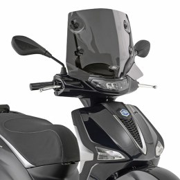 KAPPA 2026/04 SZYBA PIAGGIO LIBERTY 50 / 125 / 150 '25-'26 (26 X 41,5CM) PRZYCIEMNIANA - POTRZEBNE MOCOWANIE A5623AK KAPPA