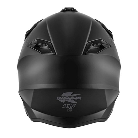 KAPPA KASK KV49 EVO SOLID CROSS KOLOR CZARNY MATT ROZMIAR 58 / M ( HOMOLOGACJA ECE 22R06 ) KAPPA