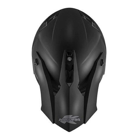 KAPPA KASK KV49 EVO SOLID CROSS KOLOR CZARNY MATT ROZMIAR 58 / M ( HOMOLOGACJA ECE 22R06 ) KAPPA