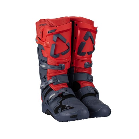 LEATT BUTY CROSS 4.5 ENDURO BOOTS RED KOLOR GRANATOWY/CZERWONY FLUO ROZMIAR 48 / 31.5 cm LEATT