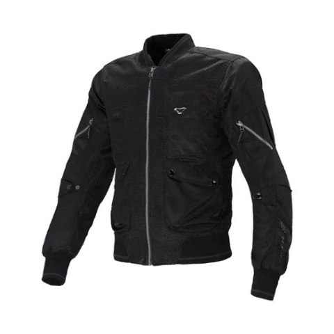 MACNA WYPRZEDAŻ KURTKA BASTIC AIR MOTORCYCLE JACKET BLACK KOLOR CZARNY ROZMIAR L MACNA