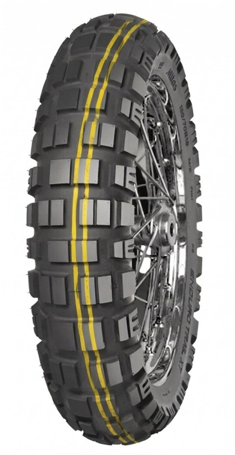 MITAS OPONA 140/80B17 ENDURO TRAIL XT DAKAR 69T TL/TT M+S (PODWÓJNY ŻÓŁTY PASEK) TYŁ DOT 09/2025 ZAMIENNIK:70000509 (SUBSTYTUT:  MITAS