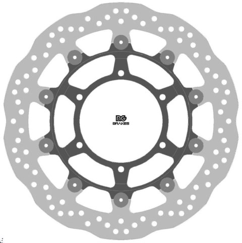 NG TARCZA HAMULCOWA PRZÓD BENELLI LEONCINO 500 CINQUECENTO ABS '21-'23 (320X112X5MM) (6X8,25MM) WAVE NG