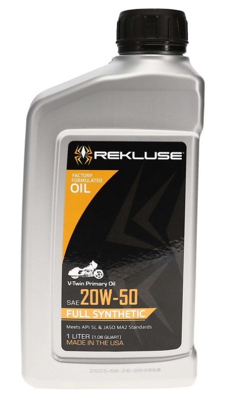 REKLUSE FACTORY OIL OLEJ 20W50 VTWIN 1L REKLUSE