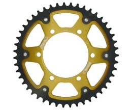 SUPERSPROX WYPRZEDAŻ ZĘBATKA TYLNA STEALTH (STALOWO-ALUMINIOWA) 4405 47 HONDA CBR 600RR '07-'16 (JTR1307.47) KOLOR ZŁOTY SUPERSPROX