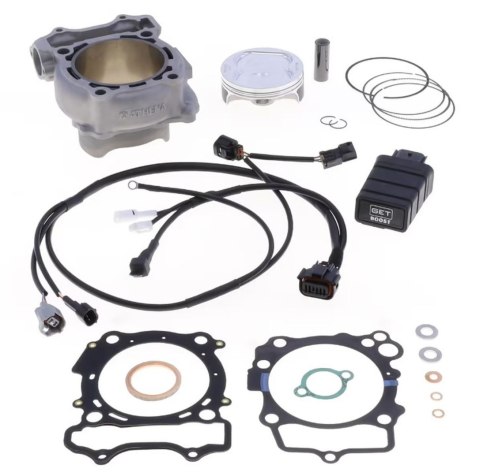 ATHENA CYLINDER KOMPLETNY Z MODUŁEM ZMIANY MAP ZAPŁONU YAMAHA YZF 250 '24, BIG BORE 85MM (+8MM=304CCM) (CR 13.3:1) ATHENA
