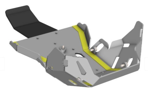 CROSSPRO OSŁONA SILNIKA ALUMINIOWA PASUJE DO: SUZUKI DR-Z4S, DR-Z4SM, DR-Z (DRZ) 400 '25-, KOLOR SREBRNY CROSSPRO