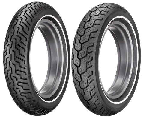 DUNLOP OPONA MT90B16 D402 72H TL PRZÓD SW WĄSKI BIAŁY PAS HARLEY-DAVIDSON DOT 39/2023 DUNLOP