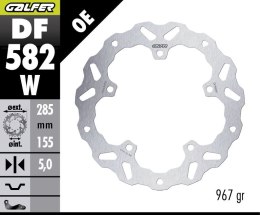 GALFER TARCZA HAMULCOWA PRZÓD KTM 390 ENDURO R '25- (WAVE FIXED) (285X155X5MM) GALFER
