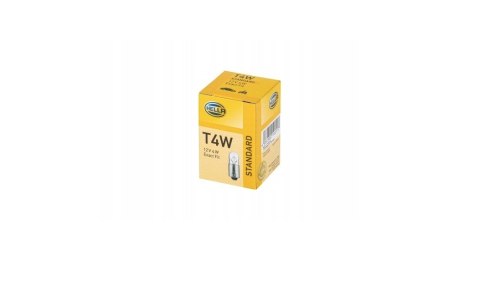 HELLA ŻARÓWKA T4W 12 4W BA9S (POSTOJÓWKA - ŚWIATŁO POSTOJOWE - POZYCYJNE) - 10 SZTUK HELLA