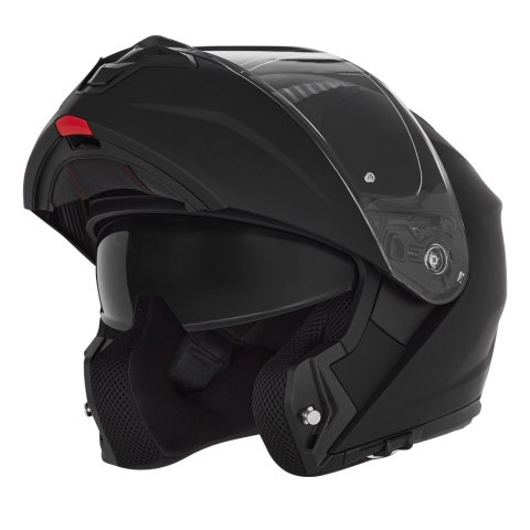 NOX KASK SZCZĘKOWY (FLIP-UP) Z BLENDĄ N968 KOLOR CZARNY MAT ROZMIAR XS NOX