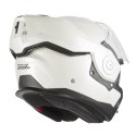 NOX PREMIUM KASK SZCZĘKOWY FLIP-BACK (SZCZĘKA DO TYŁU) Z BLENDĄ SPINNER KOLOR BIAŁY POŁYSK ROZMIAR XXL NOX