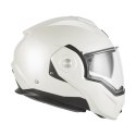 NOX PREMIUM KASK SZCZĘKOWY FLIP-BACK (SZCZĘKA DO TYŁU) Z BLENDĄ SPINNER KOLOR BIAŁY POŁYSK ROZMIAR S NOX