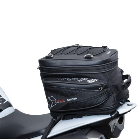 OXFORD TORBA NA TYLNE SIEDZENIE MOTOCYKLA T40R TAIL PACK KOLOR CZARNY OXFORD