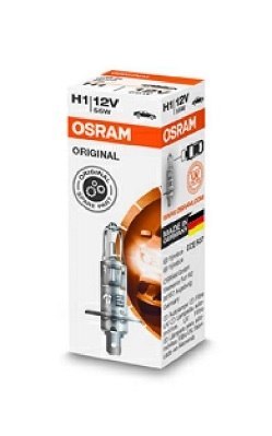 OSRAM ŻARÓWKA H1 12V 55W, P14.5S - 1 SZTUKA OSRAM