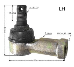 PROMX KOŃCÓWKA DRĄŻKA KIEROWNICZEGO LEWA YAMAHA YFM 250/350/400/450 PROMX