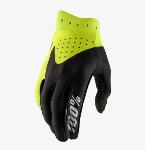 100 PROCENT RĘKAWICE CROSS/ENDURO ITRACK YOUTH BLACK/FLUO YELLOW KOLOR CZARNY/ŻÓŁTY FLUO ROZMIAR S 100 PROCENT