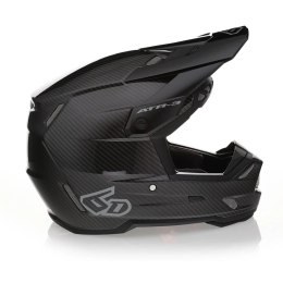 6D HELMETS KASK CROSS/ENDURO MODEL ATR-3 SOLID GLOSS BLACK FIM (FRHPhe-02) KOLOR CZARNY/SZARY ROZMIAR M ( 57 - 58 CM ) 6D HELMETS