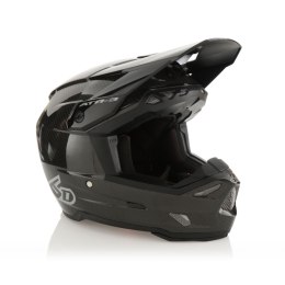 6D HELMETS KASK CROSS/ENDURO MODEL ATR-3 SOLID GLOSS BLACK FIM (FRHPhe-02) KOLOR CZARNY/SZARY ROZMIAR M ( 57 - 58 CM ) 6D HELMETS