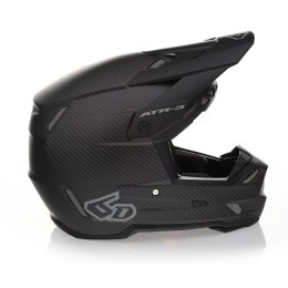 6D HELMETS KASK CROSS/ENDURO MODEL ATR-3 SOLID MATTE BLACK FIM (FRHPhe-02) KOLOR CZARNY/SZARY ROZMIAR S 6D HELMETS