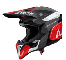 AIROH KASK CROSS / ENDURO / ATV / QUAD WRAAAP CONQUER KOLOR CZARNY/CZERWONY/BIAŁY ROZMIAR L AIROH