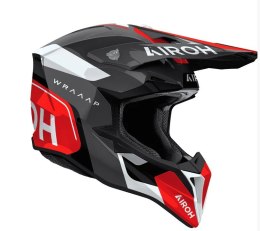 AIROH KASK CROSS / ENDURO / ATV / QUAD WRAAAP CONQUER KOLOR CZARNY/CZERWONY/BIAŁY ROZMIAR L AIROH