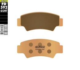 GALFER KLOCKI HAMULCOWE SPIEK METALICZNY (ZŁOTE) SINTER QUADS CF MOTO UFORCE; CFORCE; CFORCE S GALFER