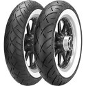 METZELER KOMPLET OPON (2407600/26) 130/90-16 ME888 MARATHON ULTRA 67H TL M/C WWW BIAŁY BOK PRZÓD DOT 2026 + (2408400/25) 180/65B METZELER