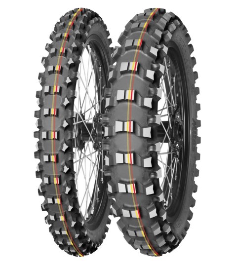 MITAS OPONA 70/100-14 TERRA FORCE-MX SM 40M (CZERWONO-ŻÓŁTY PASEK) TT ST PRZÓD DOT 2022 (DOT:TDDD) MITAS