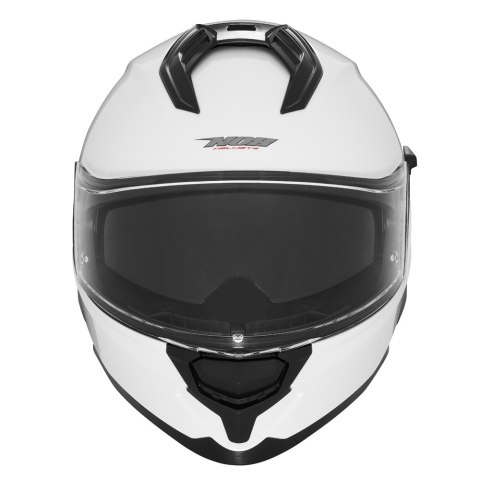 NOX KASK INTEGRALNY (FULL FACE) Z BLENDĄ N304S SOLID KOLOR BIAŁY POŁYSK ROZMIAR XS NOX