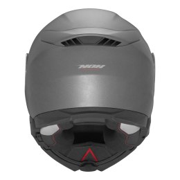 NOX KASK SZCZĘKOWY (FLIP-UP) Z BLENDĄ N967 SOLID KOLOR TYTANOWY MAT ROZMIAR S NOX