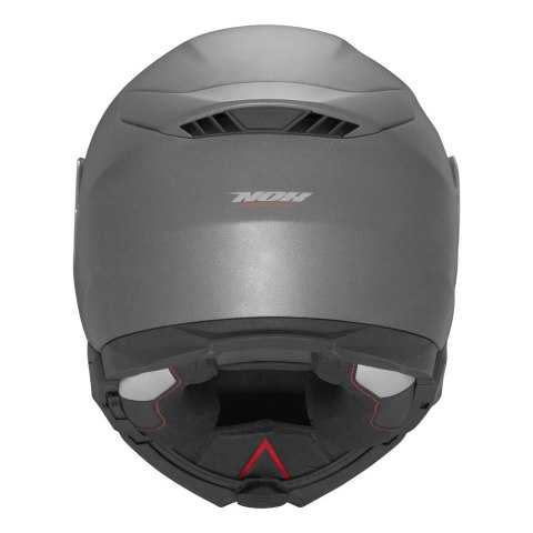 NOX KASK SZCZĘKOWY (FLIP-UP) Z BLENDĄ N967 SOLID KOLOR TYTANOWY MAT ROZMIAR S NOX
